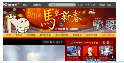 网络流媒体 图解视频网站对2014春晚的播放形式