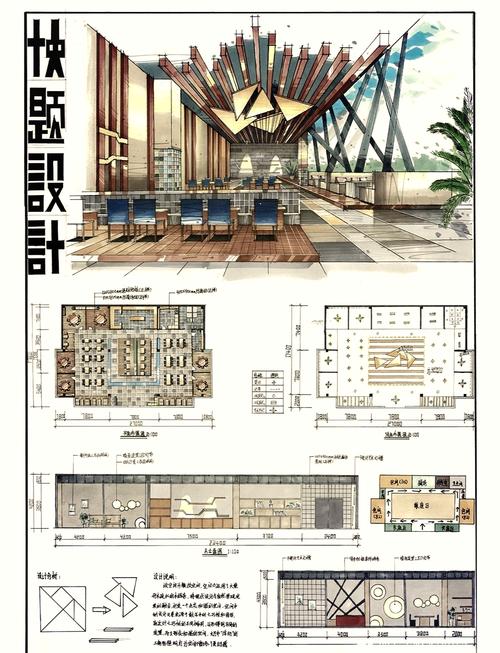 环艺快题餐饮空间作品解析